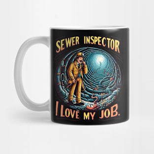 The Sewer Guardian I love My Job Mug